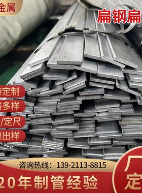 厂家镀锌扁铁可冲孔定尺Q195机械齿条Q235B冷拔冷轧扁钢扁铁