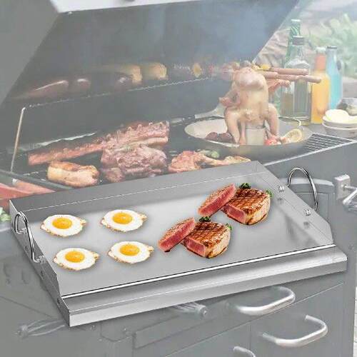 Cooking Griddle Convenient Removable Handles Nonstick