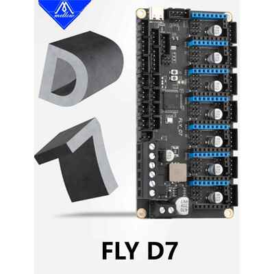 圆润7轴飞- d7主板3D打印机配件Klipper Voron2.4三叉戟大鱼Tt
