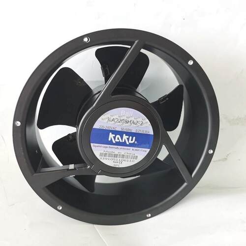 KAKU卡固 KA2208HA2-2 AC220V 22080 五叶全金属风扇 轴流风机