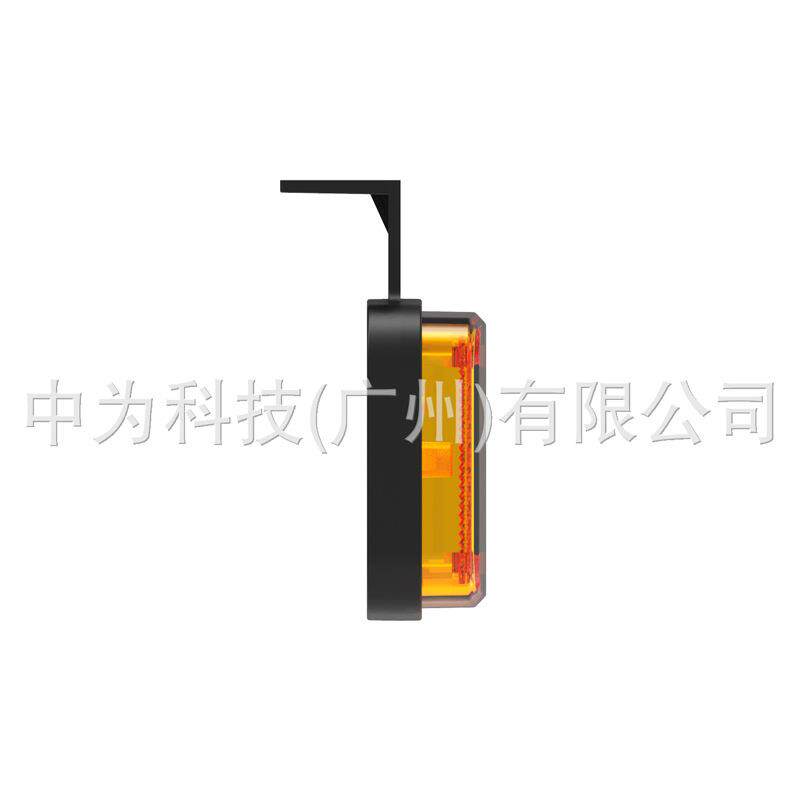 拖挂车侧灯照明24V农用LED示廊灯卡车边灯转向黄光回复反射多功能
