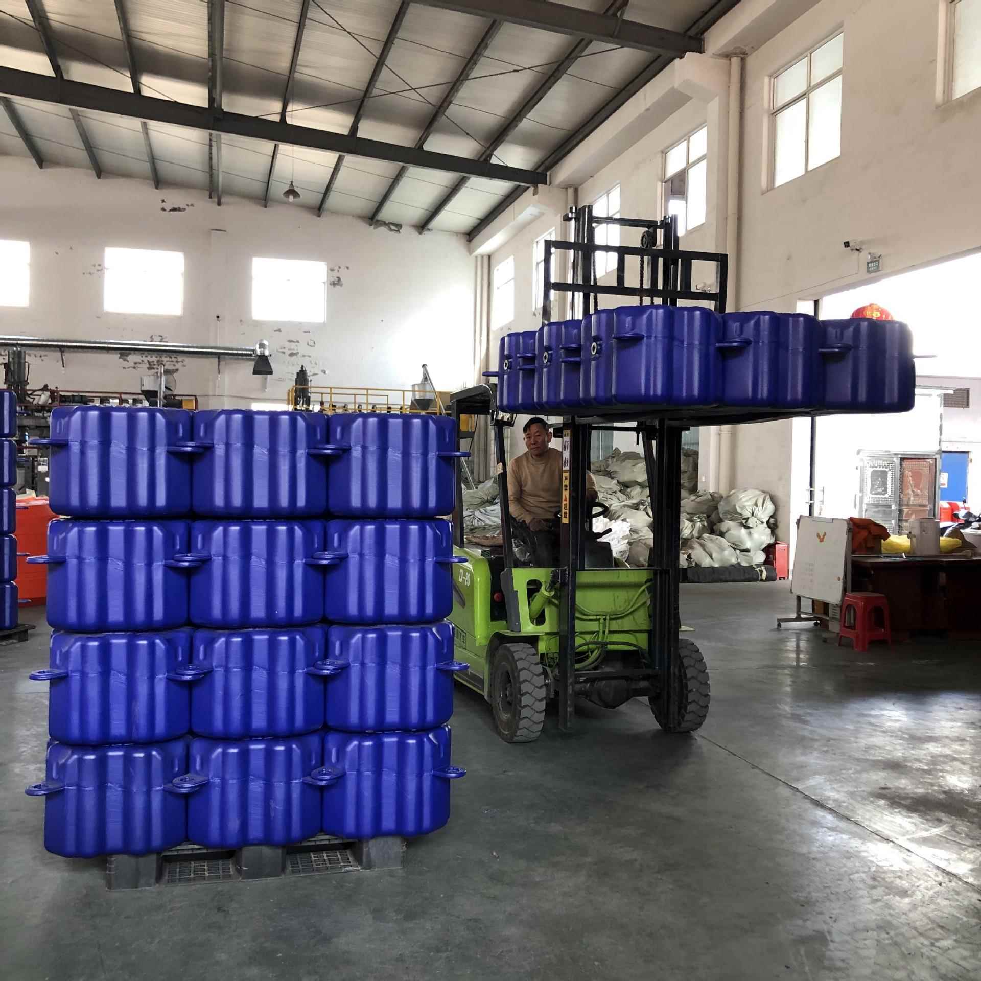 水上平台码头景BS019渔场垂钓浮台区景观塑浮桥船只停靠料浮浮筒