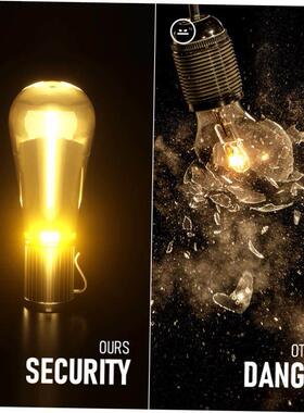 LED Solar String Lights Christmas Decoration Light Bulb IP65