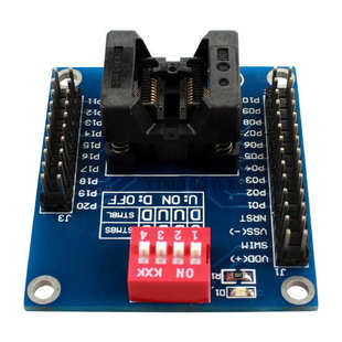 烧写座 TSSOP20 编程座 下载器 脱机编程器 测试座 STM8S