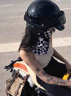 冰丝挂耳式面巾骑行自行车防晒遮阳运动护须透气脖套男女围脖夏季