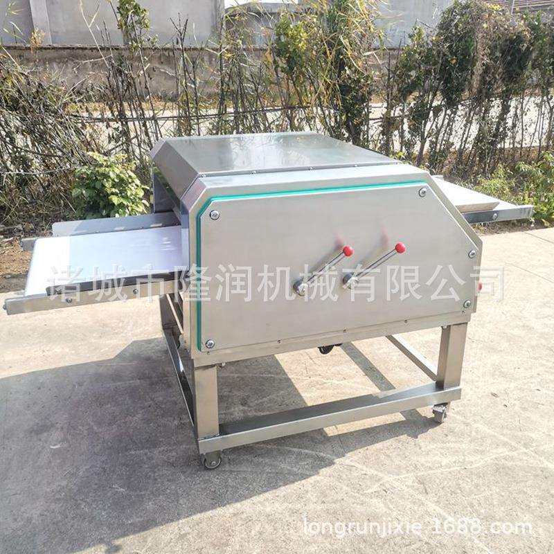 全自动大型鸡脖子扒皮机 鸡脖鸡胸肉快速连续式去皮机 产量高