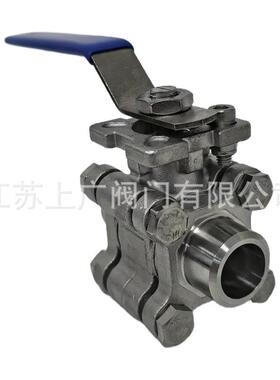 2000WOG三片式对焊高压球阀Q61F-64P