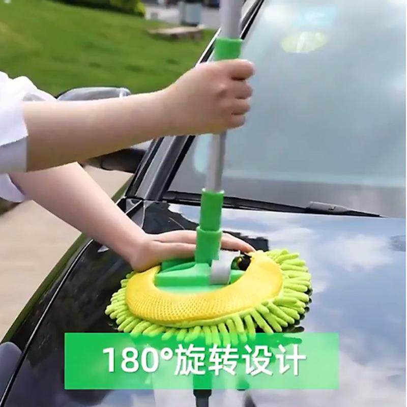 多款SUV不伤漆扫雪刷洗车拖把不伤车漆除尘掸伸缩款长柄清洁工具