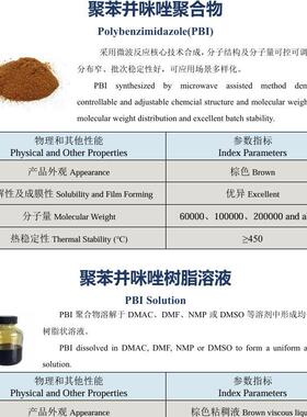 PBI膜 离子膜质子交换膜燃料电池液流电池应用25um-100um