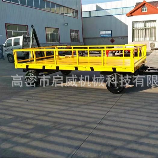 8吨围栏双向牵引拖车厂家供应厂内运输车量大从优围栏拖车