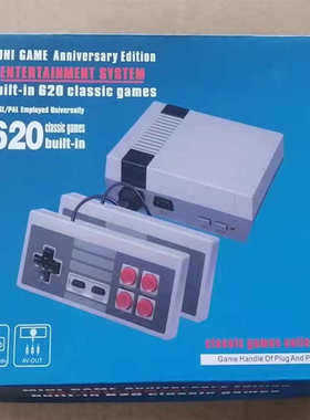 跨境NES620游戏机8位FC迷你双人经典怀旧连接电视红白机工厂直销