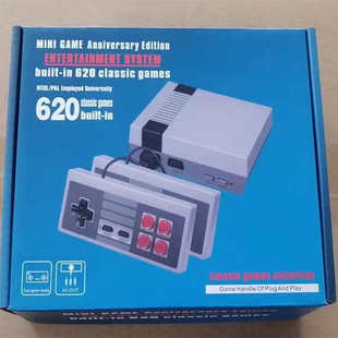 跨境NES620游戏机8位FC迷你双人经典 怀旧连接电视红白机工厂直销