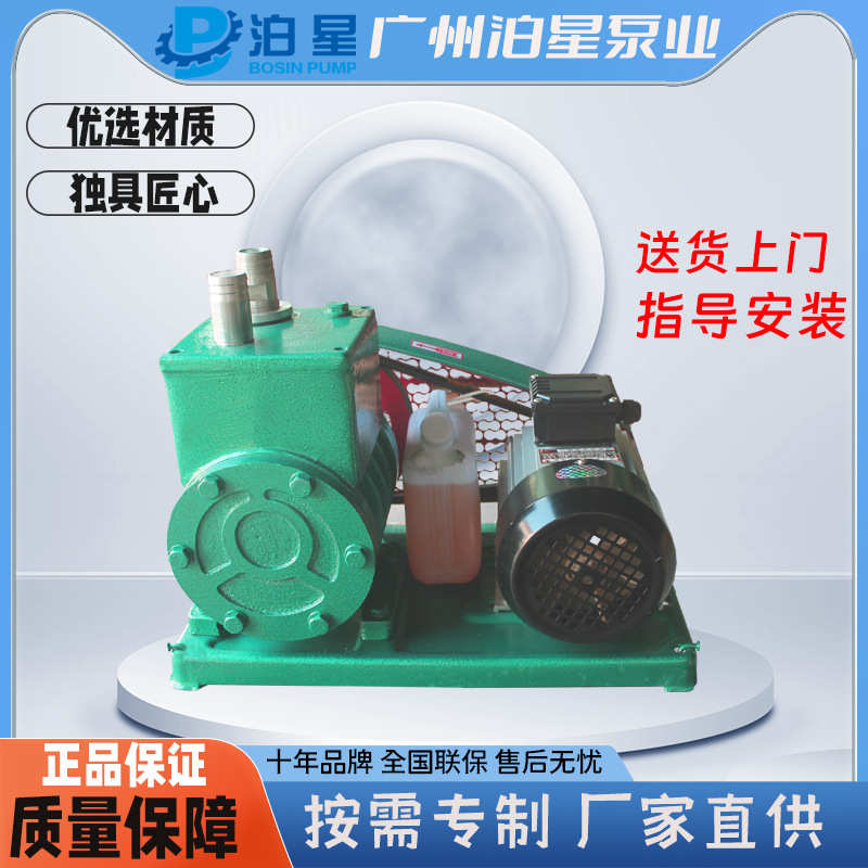 厂家抽气泵2X直联双级旋片式真空泵实验室用负压泵小型电动真空泵