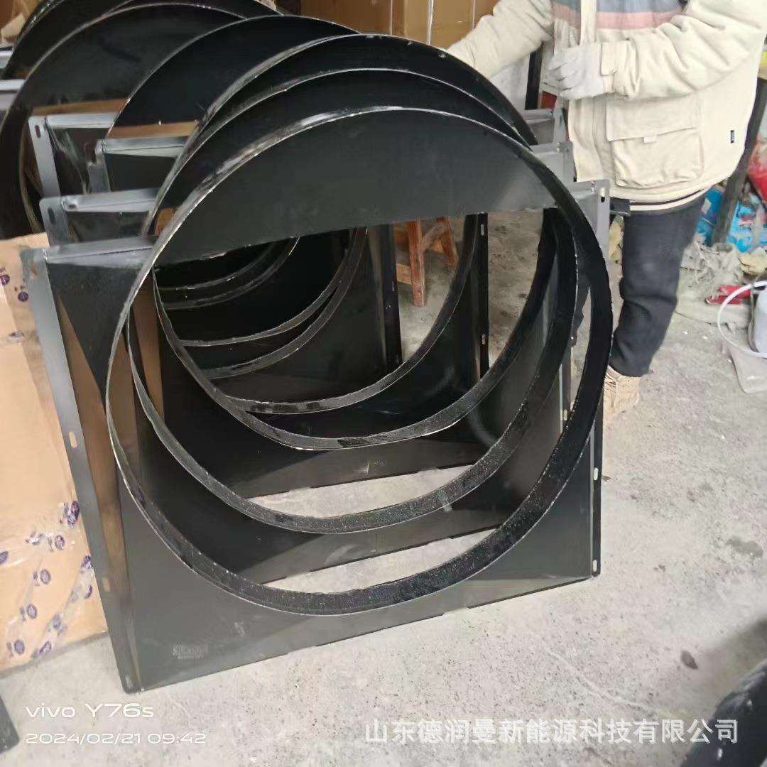 适用解放龙威水箱散热器中冷器解放龙V驾驶室暖风机散热片风扇叶