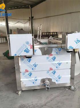 孟州整鸡油炸机烧鸡烤鸭油炸锅电加热自动出料道口烧鸡油炸机