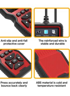 OBD2 Scanner ELM327 V519 彩屏10种语言彩屏可打印汽车故障诊断