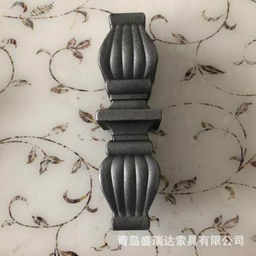 铁艺别墅花艺围墙栅栏花瓶式装饰铸造连接件方钢方管欧式