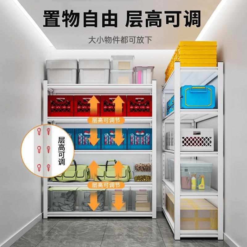 物金属收纳架阳台多层加厚超市置家用落地仓储物储架货架货架仓库