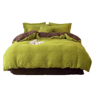 双面羊羔绒被套单件加厚保暖长毛毯毛绒冬季双人单学生珊瑚绒被罩