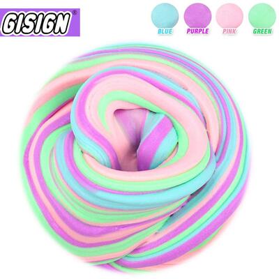 混色 slime史莱姆戳戳泥 超轻棉花泥 DIY彩泥雪花泥 软泥史莱姆定