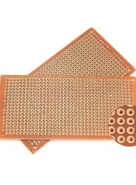电木板万能单面覆铜电路洞洞PCB线路实验板 5x7/7x9/9x15/18x30CM