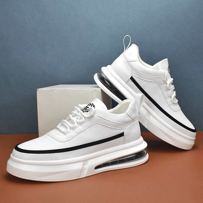 内增高透气秋季小白鞋休闲潮流男鞋低帮韩版2025新款板鞋厚底百搭,流行男鞋,时尚休闲鞋,淘宝优惠券,粉丝福利购,淘宝优惠卷