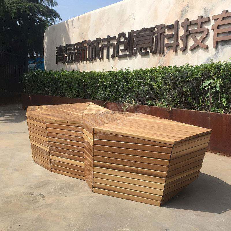 新款户外坐凳现代简约景区公园商场街道座椅创意异形座椅厂家