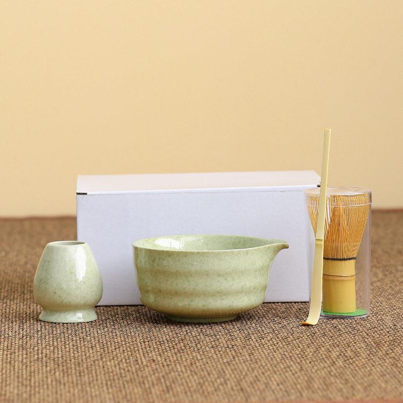 日式点茶碗套装新款打抹茶用具陶瓷宋点茶器具茶道百本立茶筅竹