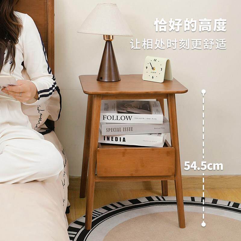庐头柜家用卧室储柜床阳台客厅沙度发简易边柜小桌子方糖床头置物