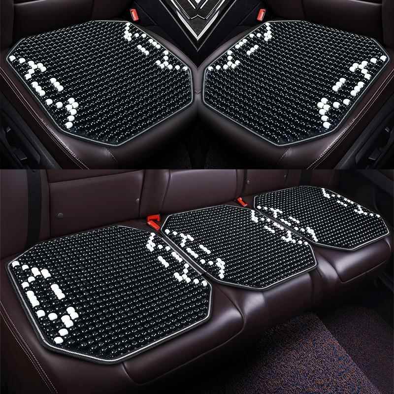 东南V3菱悦DX7DX58菱帅致仕A5翼舞戈蓝木珠坐垫汽车夏季腰靠座套