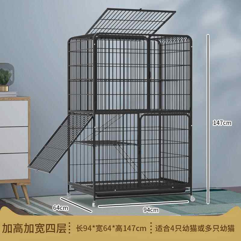 新款猫笼子三超大自由空间带厕层特价二猫别墅猫咪猫用舍家室所内