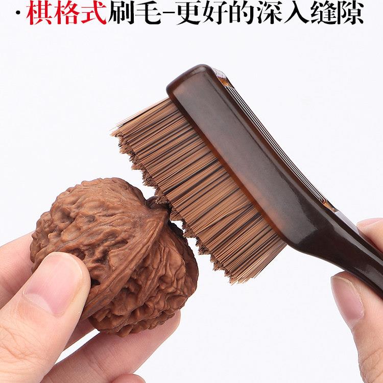 文玩刷子万毛刷迷你猪鬃毛刷硬软毛核桃专用金刚菩提手串打底