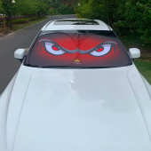 新设计新款 眼睛设计 汽车遮阳挡前遮阳挡