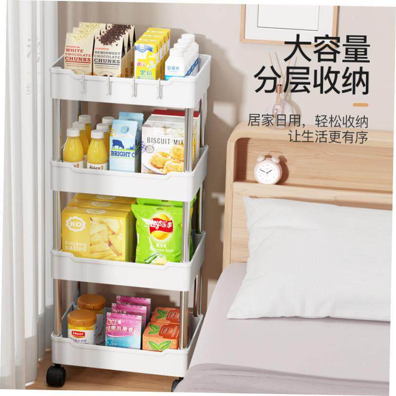 Trolley, kitchen rack,vegetable basket, toilet storage rack - 实物图
