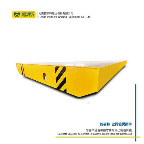 山东20吨工厂高温炉体转运60吨拖电缆电动平车