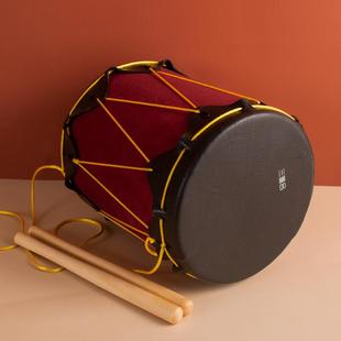 新款 印第安鼓牛皮鼓手提鼓幼儿园儿童玩鼓具乐鼓小学锣音教室击乐