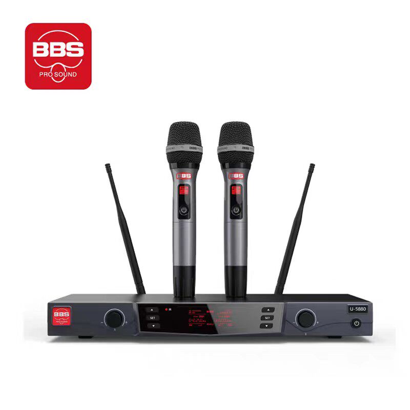 BBS U-3100/U-5880无线话筒 一拖二家用唱歌KTV娱乐演出U段麦克风