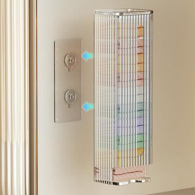 壁免挂圾袋整理盒塑料袋收集器厨房袋垃子抽2282取式打孔圾垃袋收