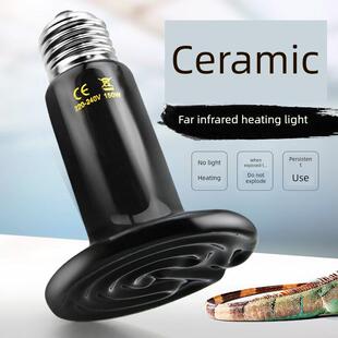 加热灯爬宠陆龟蜥蜴爬虫箱陶瓷陶瓷保温灯物刺猬饲养箱鹦鹉用品宠