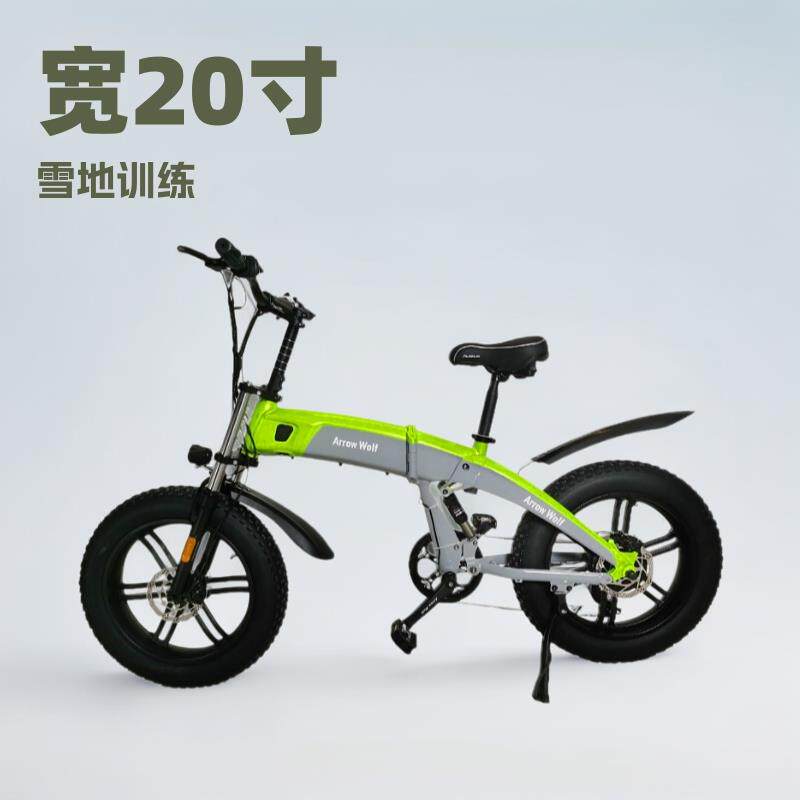 宽轮胎电动自行车20寸成人骑行雪地电动自行车深圳厂家电动自行车