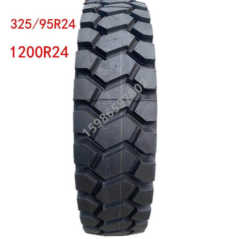 朝阳自卸车轮胎325/95R24 1200R20 1200R24吊车轮胎20层级矿山花