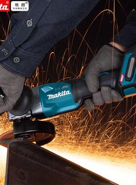 牧田牧田40V机锂电充电无刷角磨EQO机GA0M0打磨机125M切割GA0135