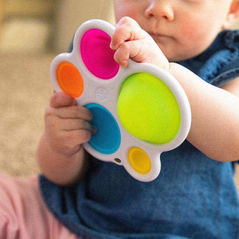 Baby Toys Exercise Board Rattle Puzzle Toy Colorful Intellig - 实物图