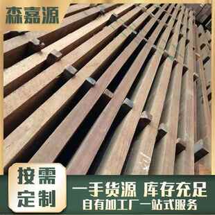 菠萝格古建筑寺庙原木户外木柱子凉亭木板材宽板垫木材料厂家供应