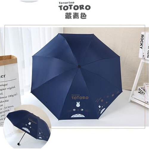 正品得米三折叠贝迷你士铁塔伞遮阳防晒全身雨男士女个性创意潮流