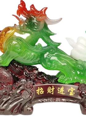 新款财源滚滚招财貔貅树脂工艺品家居装饰摆件乔迁开业礼品