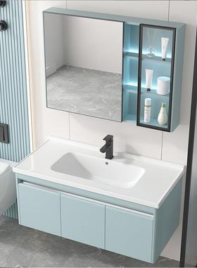 ZuC2024新款不锈钢浴室柜现代简约洗脸洗手盆组合卫生间一体洗漱