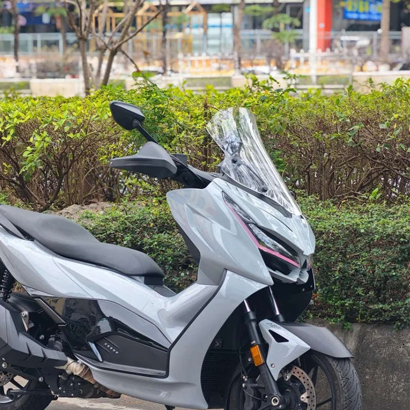 天飞仕适用于升仕368D风挡改装加高风挡前挡风加宽配件挡雨板风镜