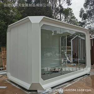 大型太空舱民宿户外阳光房可移动拆分组装模块化预制房屋苹果舱