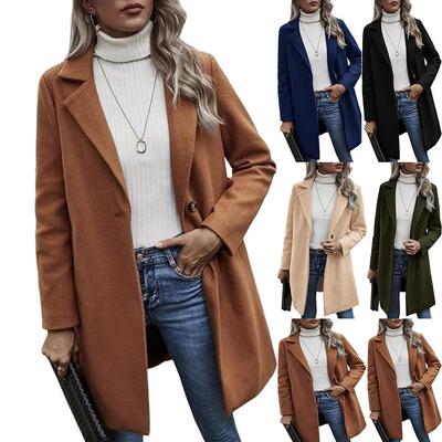 Double sided flannel coat for women, windbreaker, work